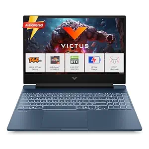 HP Victus, AMD Ryzen 7 7445HS, 4GB RTX 2050, 16GB DDR5(Upgradeable) 512GB SSD, FHD, 144Hz, 300 nits, IPS, 15.6'', Win11, M365* Office24, Blue, 2.29kg, fb3189ax /3122/ 23ax Backlit, Gaming Laptop